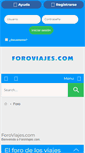 Mobile Screenshot of foroviajes.com